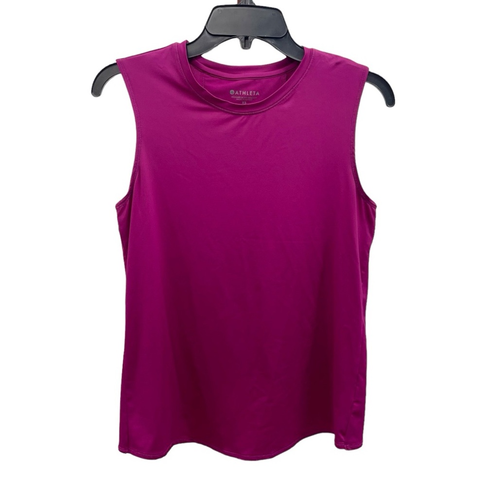 Athleta Sunlover UPF tulip-back tank in Dark Fuschia Size XS - Picture 3 of 6
